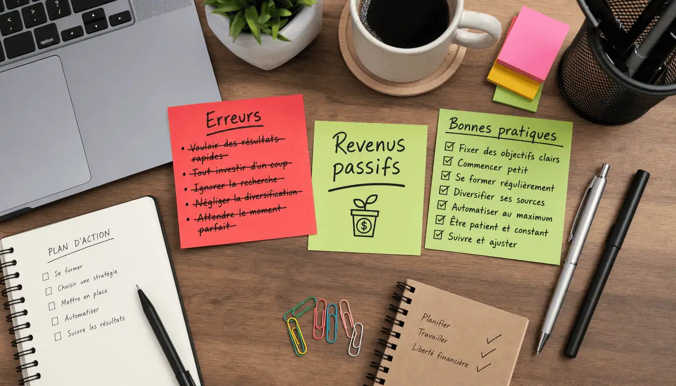 erreurs à éviter revenus passifs freelance