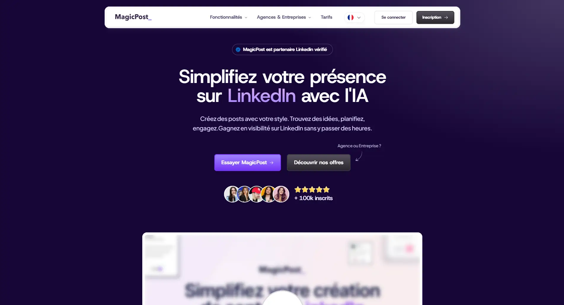 Avis MagicPost 2026 – LinkedIn IA